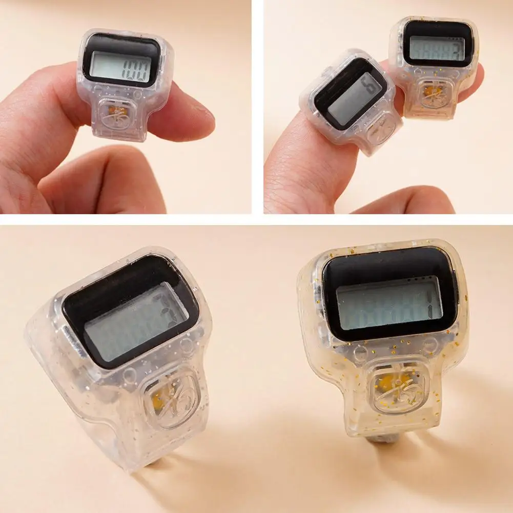 Finger Counter Click Manual Digital Clicker 5-Digit Number Count Clicker Mini Digital Hand Tally Counter Resettable Clicker