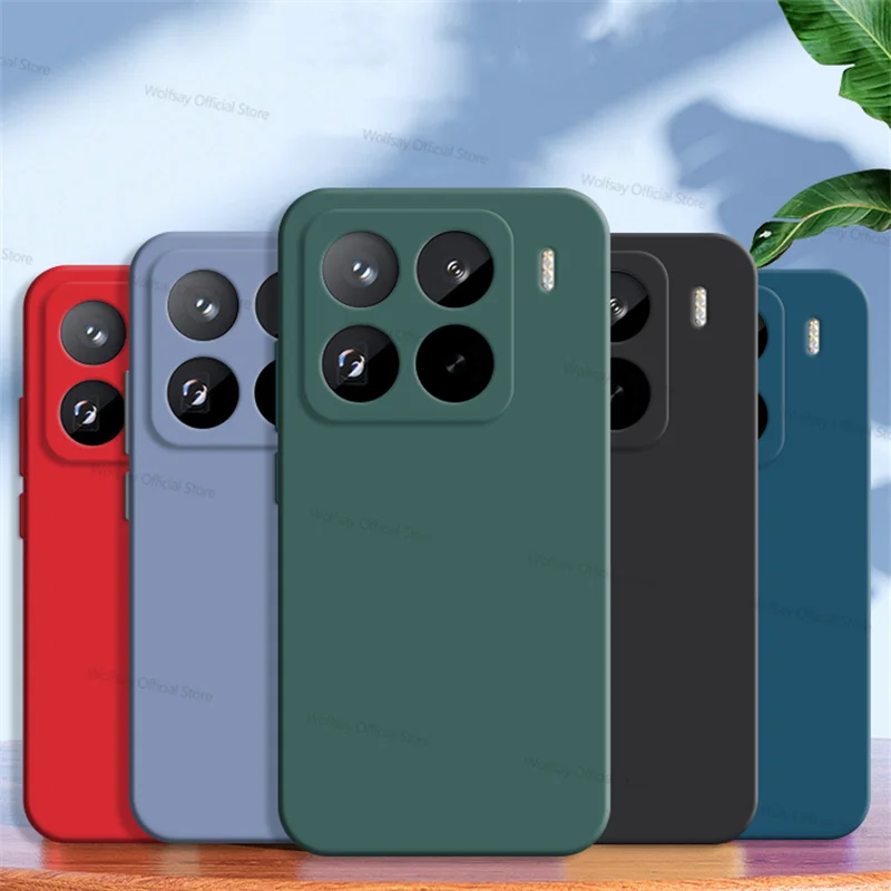 For Xiaomi 15 Pro Case Xiaomi 15 15 Pro 5G Cover Funda Shockproof Liquid Silicone TPU Protective Phone Back Cover Xiaomi 15 Pro