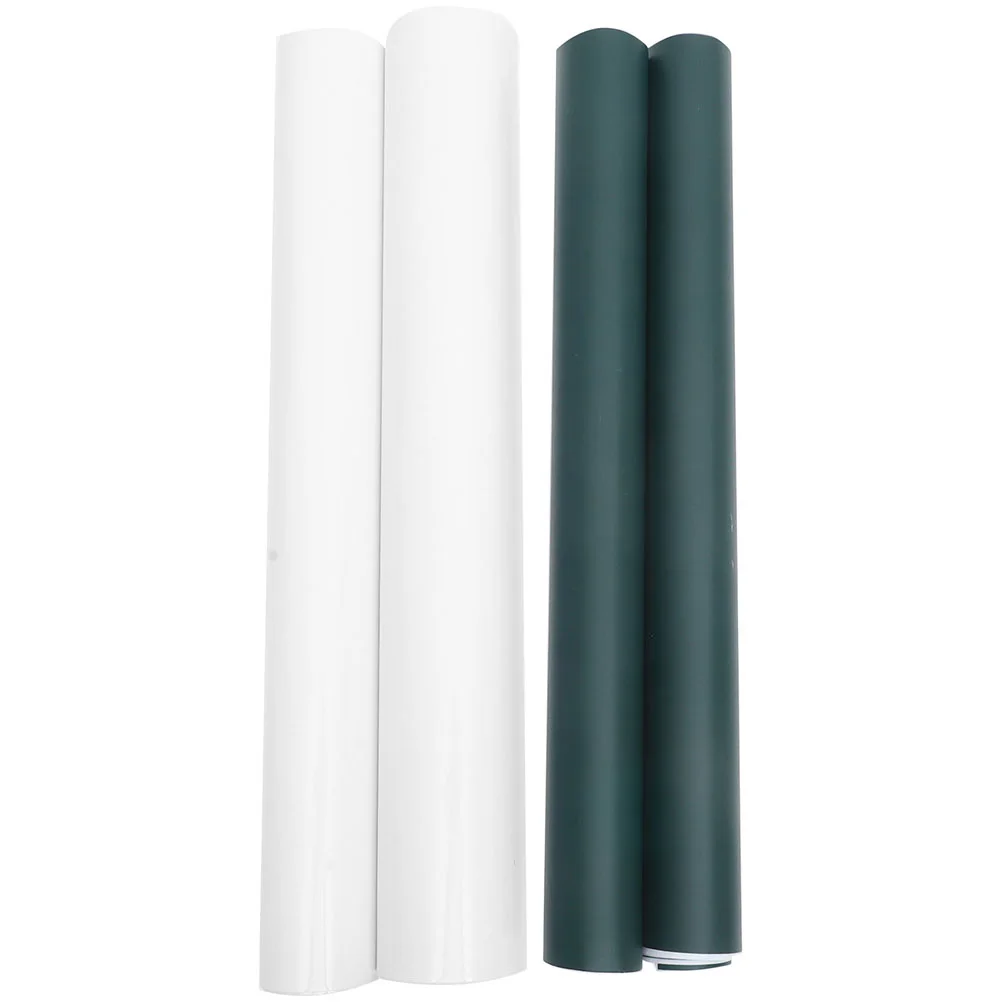 2pcs Whiteboard Sticker Dry Erase Sheet Peel Stick Wall Paper For Classroom Office Home Kids Drawing Writing Learning Activity