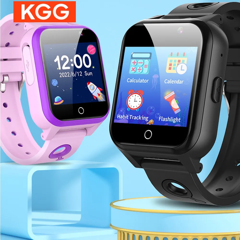 Kids Game Smart Watch Music Player with 2 HD Camera Video Sound Recorder Alarm Clock for Habit Tracking Children Wristwatch