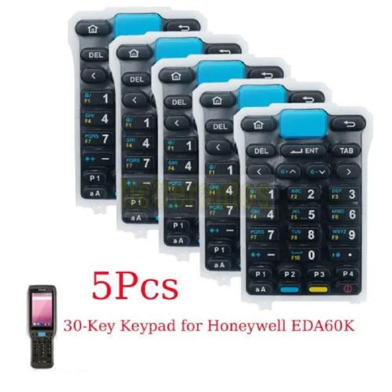 5pcs 30-Keys Keypad for Honeywell scanpal EDA60K