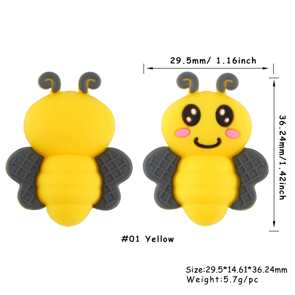 5/10pcs New Cartoon Mini Dogs Silicone Focal Beads For DIY Key Chain Pen Pacifier Chain Jewelry Making Accessories