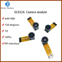 GC032A Camera Module  150 Wide-angle Lens 640*480 Interface SPI  16Pin 0.3MP 25mm/30mm  Length