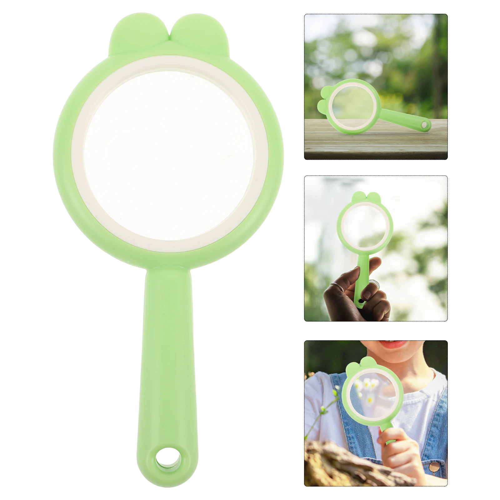 

Outdoor Explore Magnifying Glass Handheld Magnifiers Home Tools 's Glasses Abs Elderly