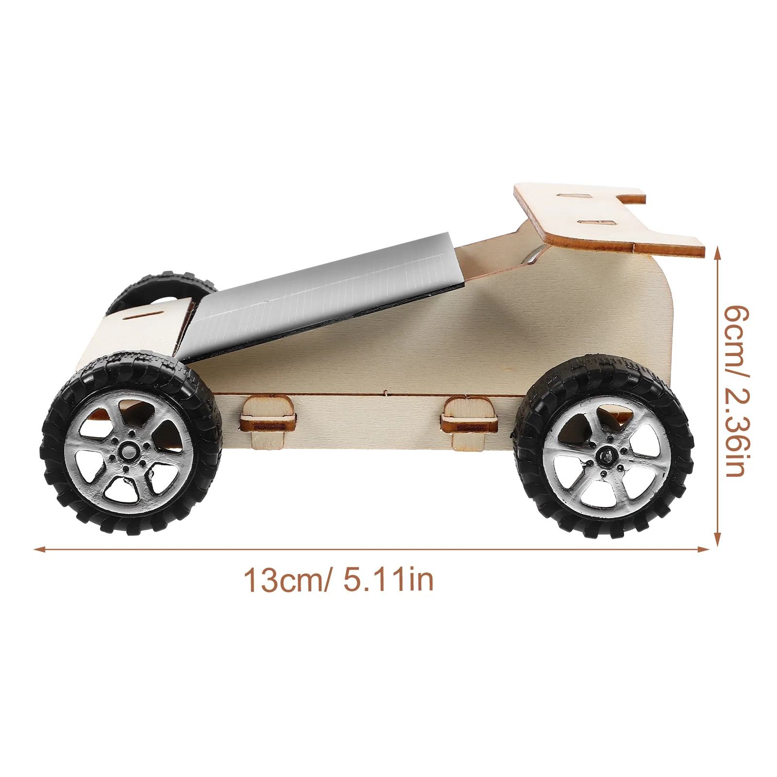 Building Project Science Experiment Solar Car Toys Prop Model Educational Mechanical Wood Portable Child