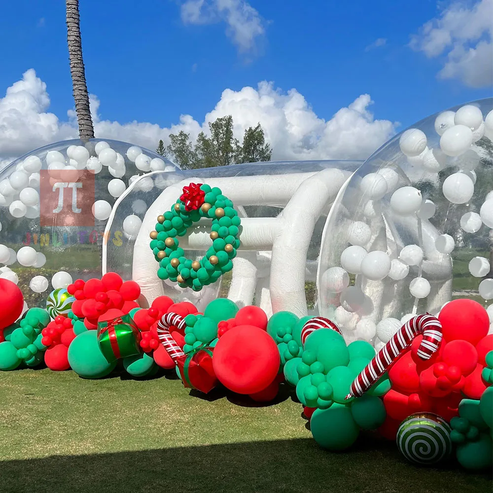 Inflatable Double Bubble House for Party Event PVC Material with Blower - Instant Setup Outdoor Entertainment Inflatable Hot