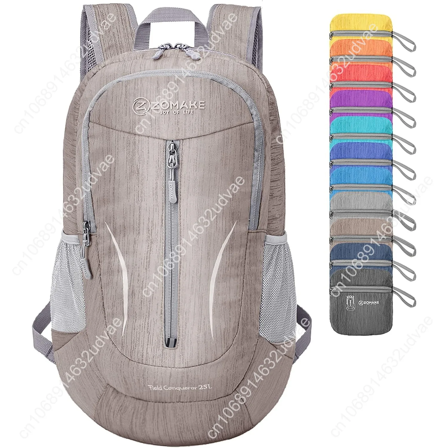 ZOMAKE 25L Ultra Lightweight Packable Backpack, Foldable Hiking Backpacks Water Resistant Small Folding Daypack for Travel(Aqua