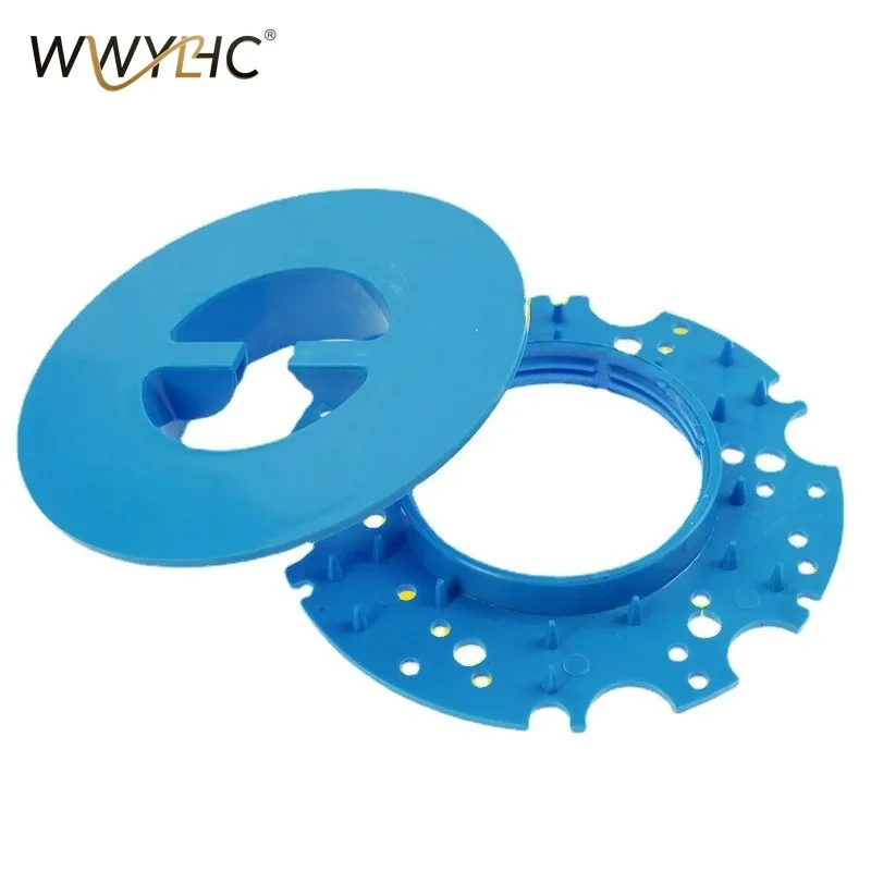 Plastic Sweeper Brush Plate Buckle Center Lock Pad Holder for Scrubber Center Locator Sweeper Brush Plate Accessories