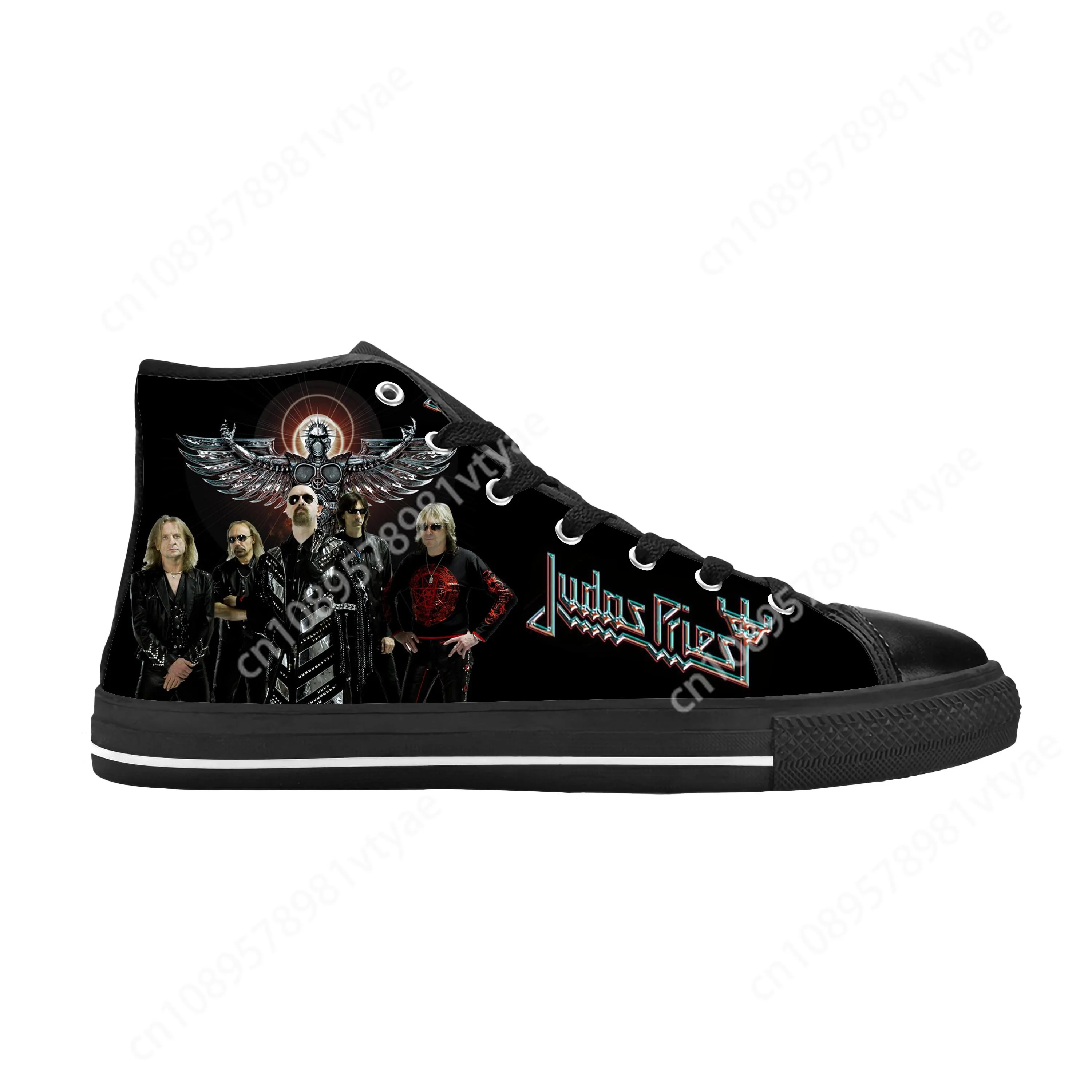 Judas Priest Eagle Rock N Roll Band Music Singer Casual Cloth Shoes High Top Comfortable Breathable 3D Print Men Women Sneakers