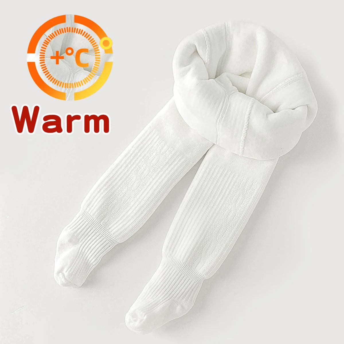 3PCS Toddler Warm Winter Tights, Thick Fleece Lined Cable Knit, High Stretch Comfort Footed Pantyhose