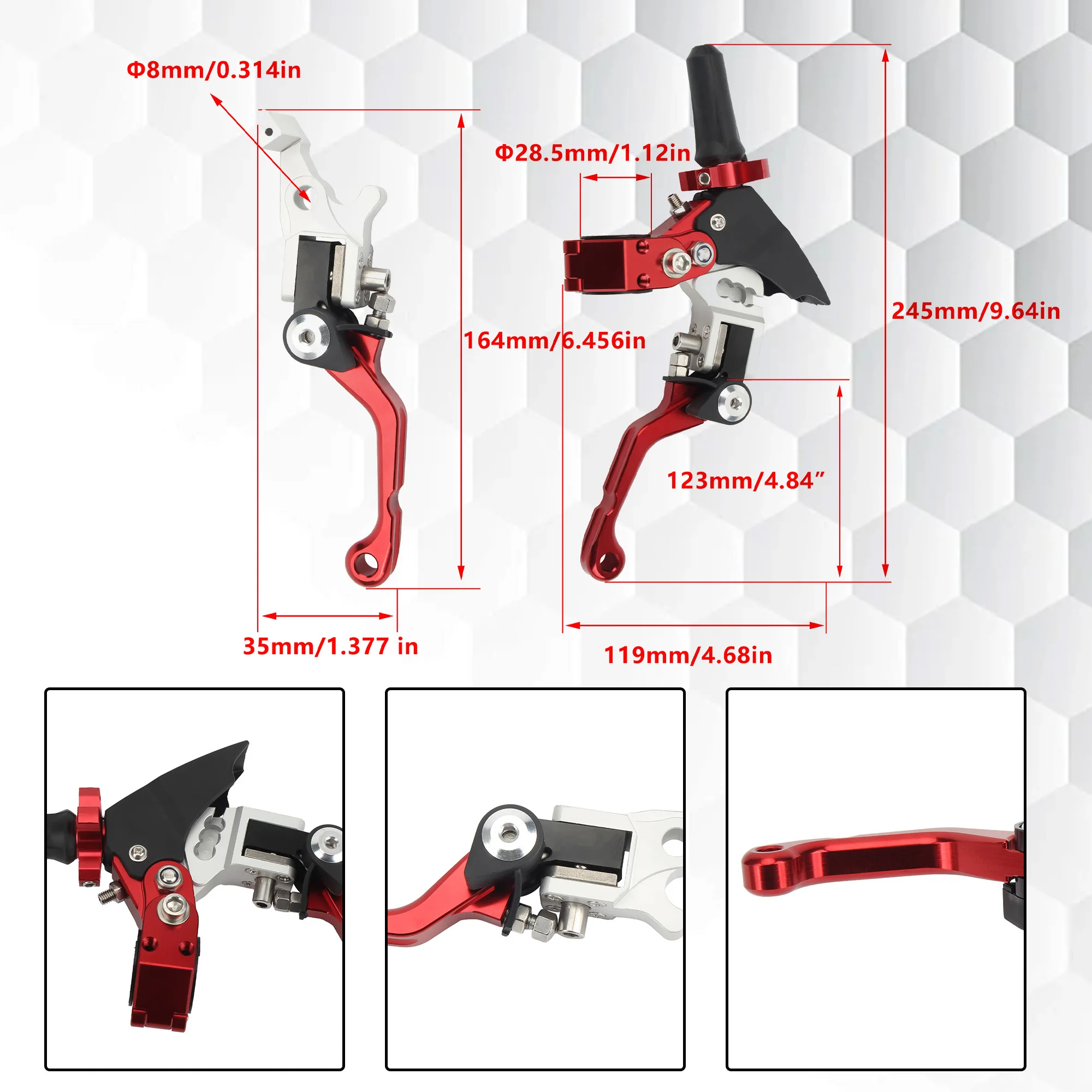 

Motorcycle 22mm Handlebar Brake Clutch Lever CNC Aluminum Alloy For Husqvarna Kayo T4 T6 K6 K6R For KTM SX SXF XC XCF EXC EXCF
