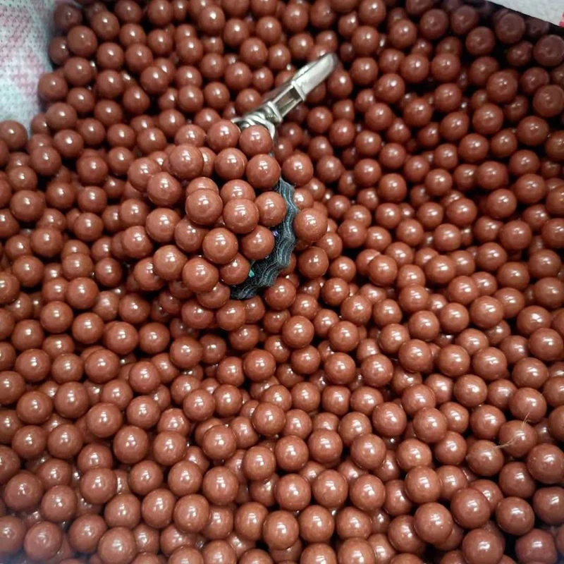 100pcs 10mm Clay Pellets Can Be Adsorbed Strong Magnetic Slingshot Hunting Solid Mud Ball Outdoor Shooting Practice