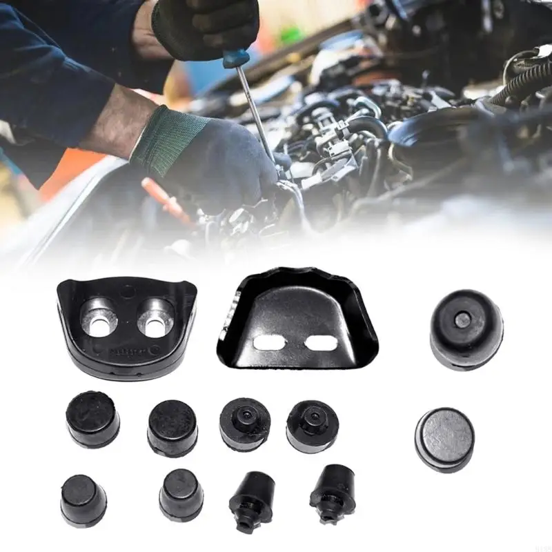 

2025 New Auto Door Shock Buffer Pads Door Shock Absorbers Pads 11/12pcs for Pajero V43