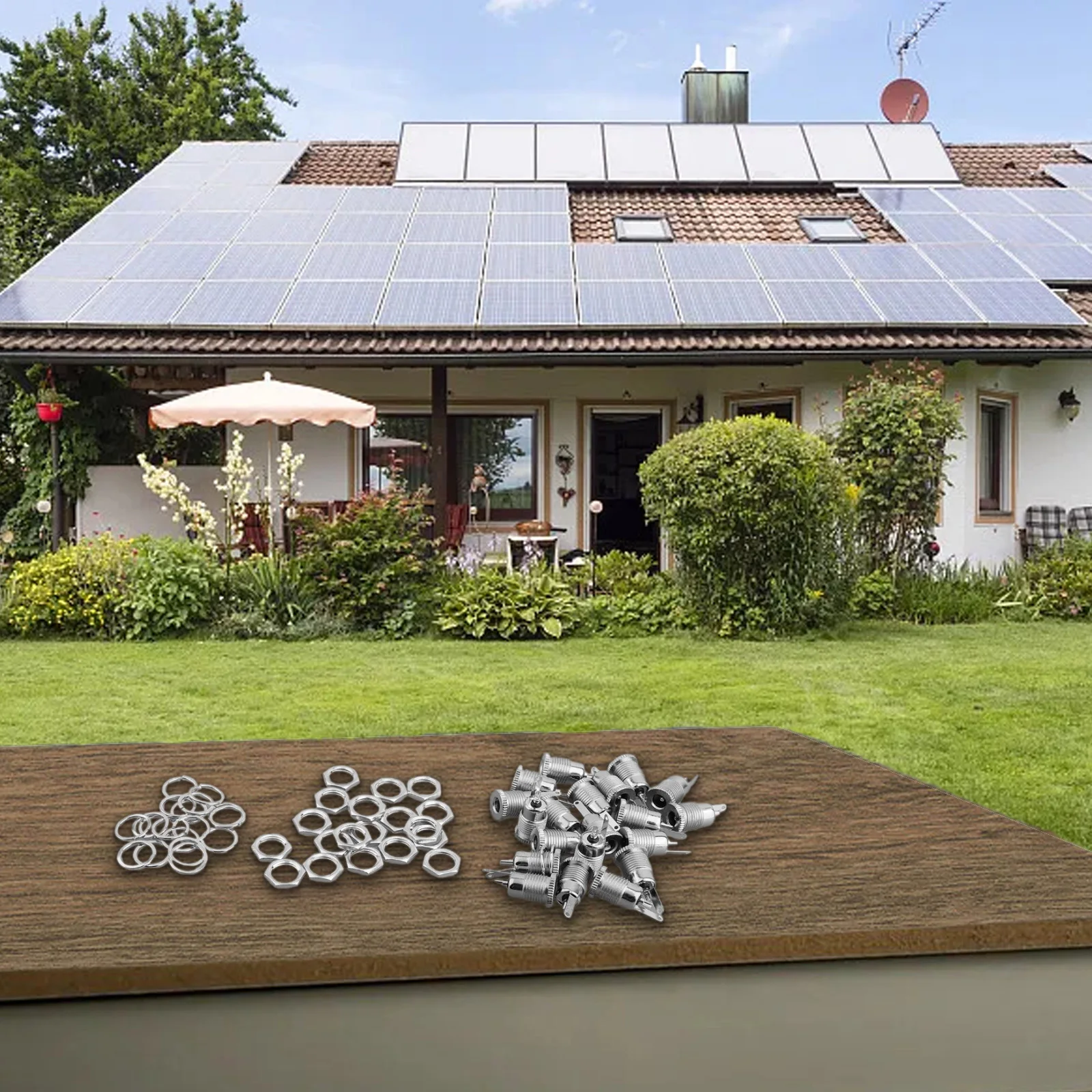 

20pcs DC Power Socket 5.5*2.1mm Threaded High Current All-Metal Socket Female For Media Players MP3 Players Phones Connectors