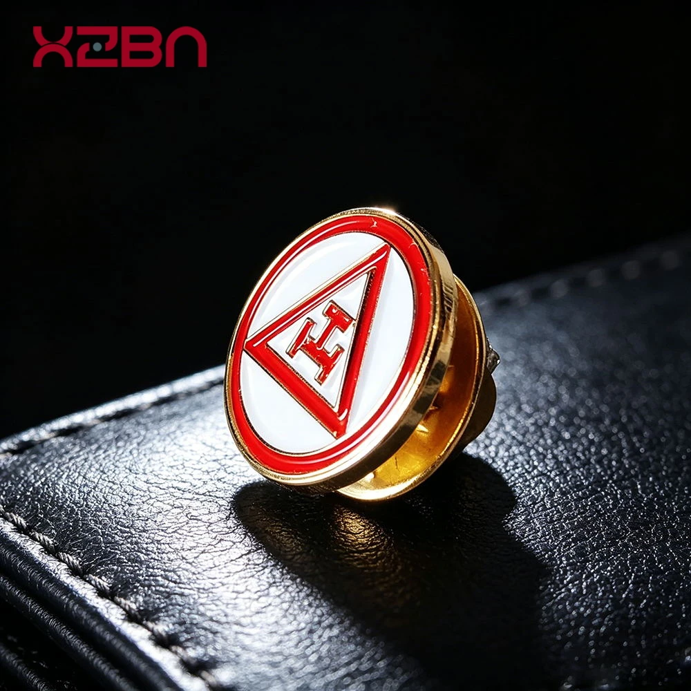 Masonic Lapel Pins Freemason Badge Mason Freemason Royal Arch Masonry Triangle Material Exquisite Souvenirs Gifts