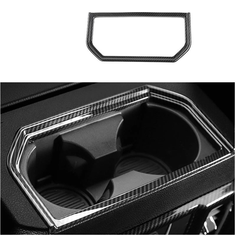 

Fit for Ford F150 2015-2020 Auto Accessories Car styling Car Interior Rear Panel Cup Holder Decoration Cover