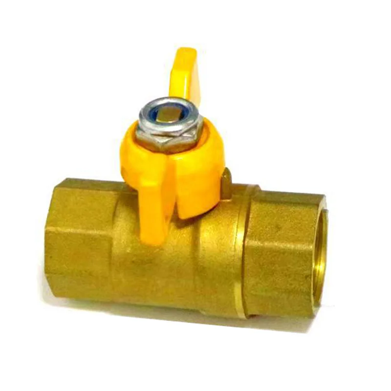 Gas thickened all-copper ball valve threaded insertion port alloy gas water heater gas stove connection valve