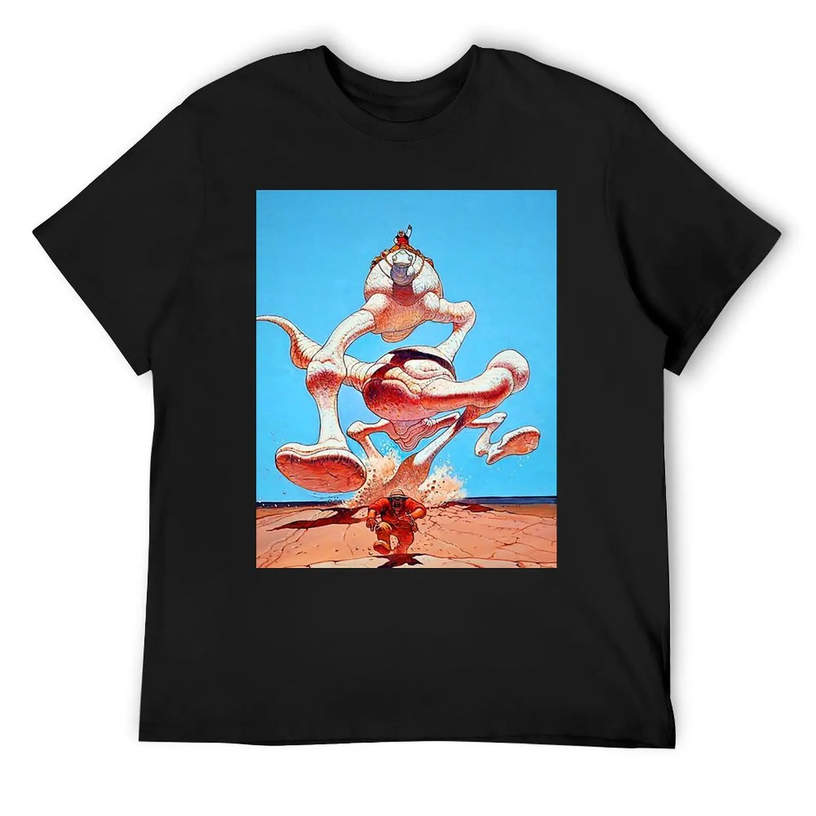 

jean giraud moebius beasts T-Shirt anime figures boys whites blue archive shirts graphic tee mens graphic t-shirts pack