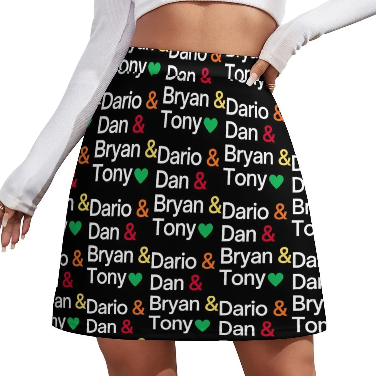 

Dario _amp_ Dan _amp_ Brian _amp_ Tony Mini Skirt skirts for womens 2025 Skirt satin short skirts for women Mini Skirt