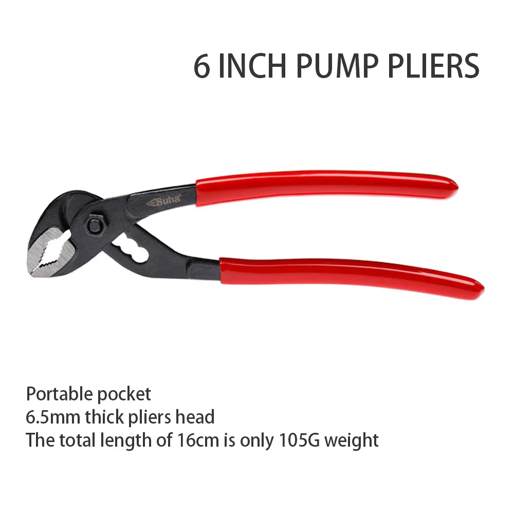Ultra-Thin 5/6 Inch Multifunctional Mini Pump Clamp Small Pipe Pliers Crescent Wrench No Button 4-Stop Spanner Tool