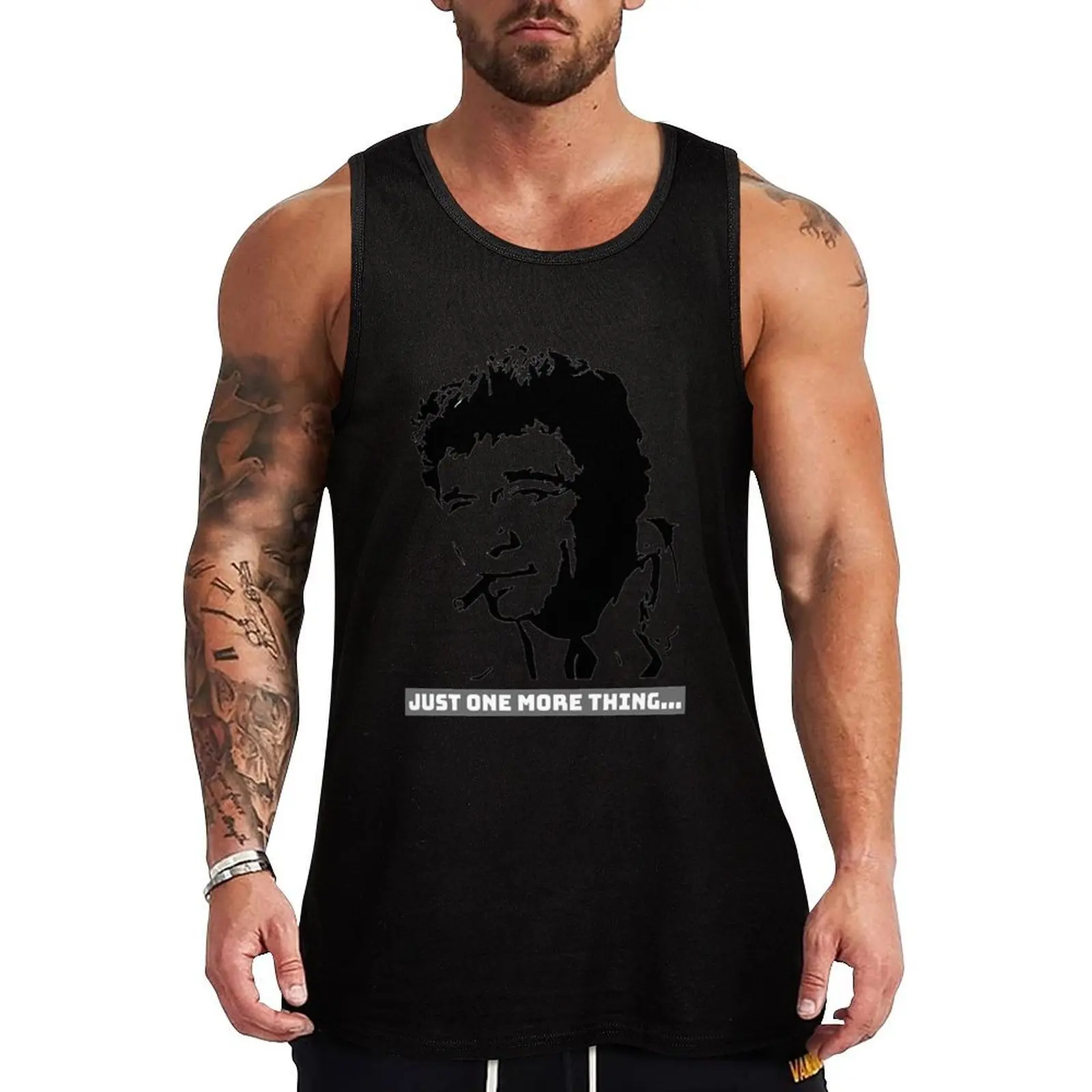 For Mens Womens Band Just One More Thing Graphic For Fans Awesome For Movie Fans Tank Top Classic Fit Undershirt Everyday Wear