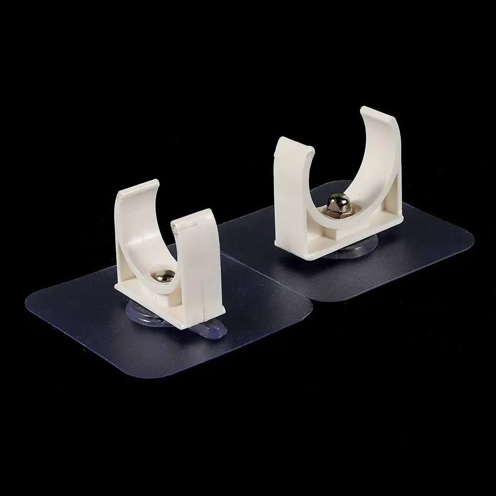 1/5Pcs Punch-free Self-adhesive Pipe Clamp Aquarium Fish Tank Garden Irrigation Water Tube Holder Watering Adapter