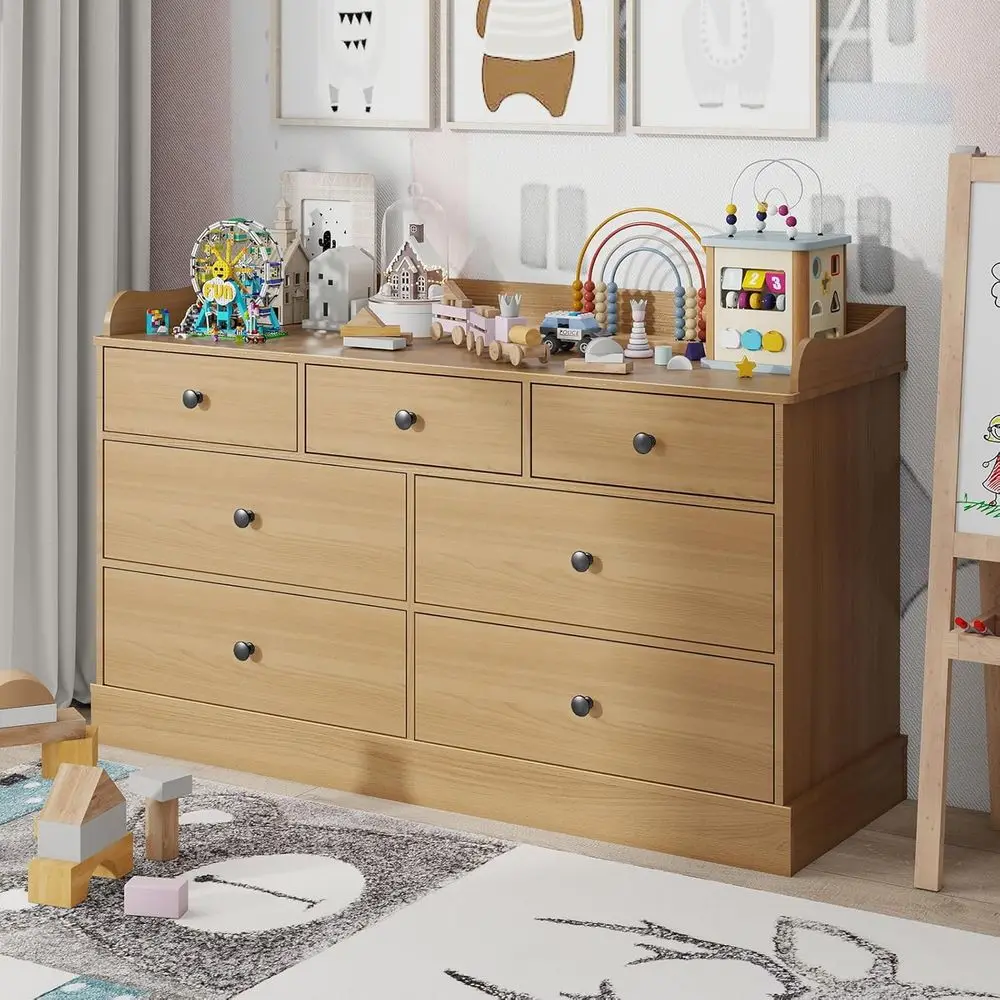 

Kids Drer Cabinet with 7 Ders, Changing Table or Nursery, White Chest o Ders, Baby Drer, Kids Bedroom urniture, Nightstand or Ch