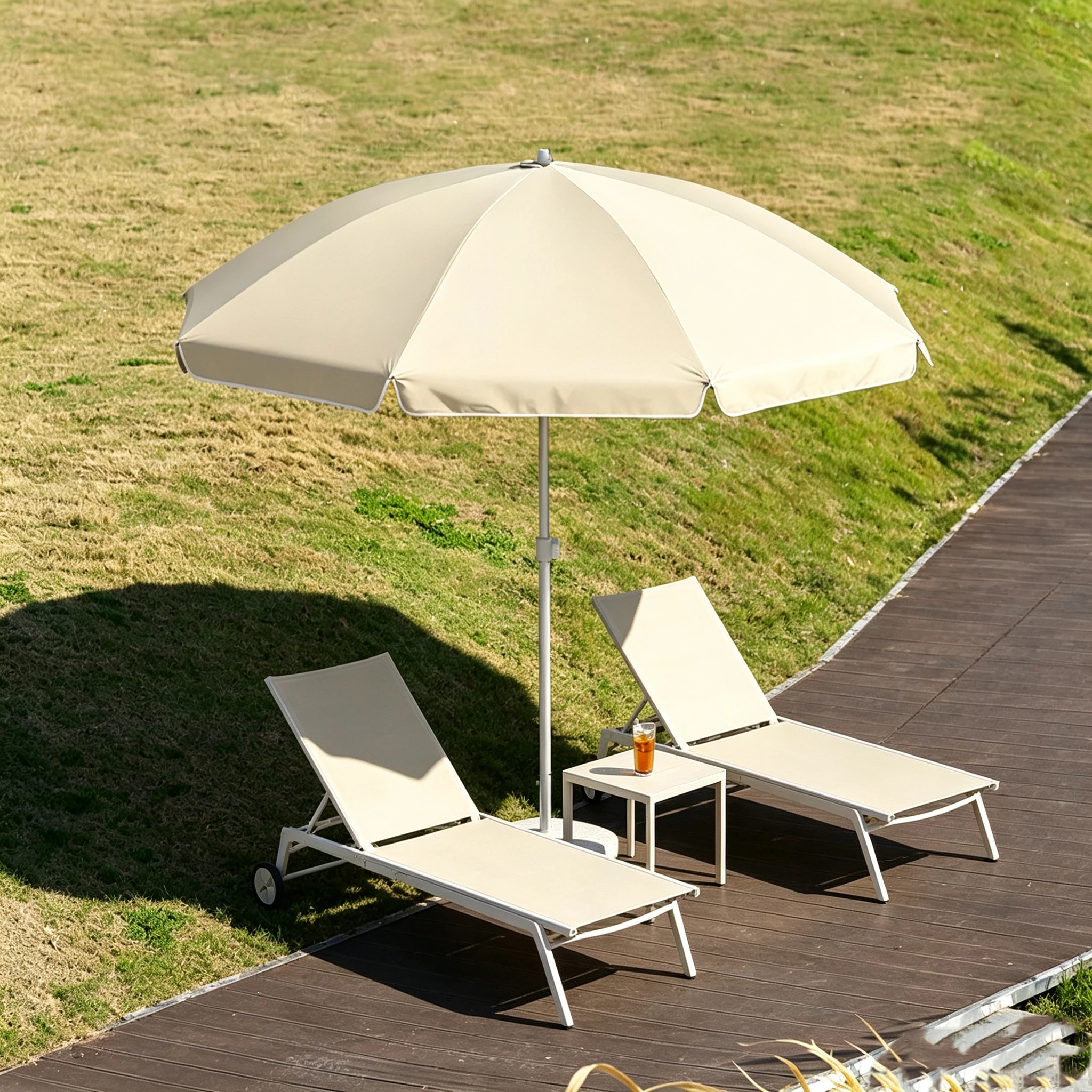 1 Piece/Camping Cart Umbrella, Garden Shade Umbrella, Outdoor Umbrella, Black Rubber-Coated Umbrella, lightweight Outdoor Umbrel