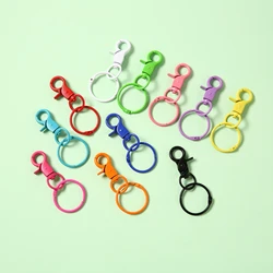 5/10/20 pcs Colorful Key Chain Accessories Round Split Keychain Keyrings for DIY Jewelry Making Supplies Wholesale