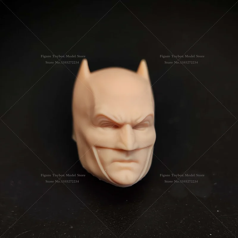 HL1731 HL1730 1/12 Batman Weiß Modell Kopf Sculpt Dark Hero Justice League Unbemaltes Spielzeug Für 6" ML Shf Mezco Mcfarlane Körper