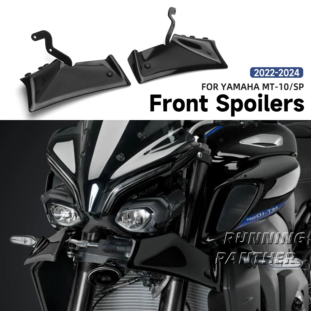 For YAMAHA MT-10 MT 10 SP MT10 2022 2023 2024 Motorcycle Front Spoilers Sport Downforce Naked Aerodynamic Wing Deflector