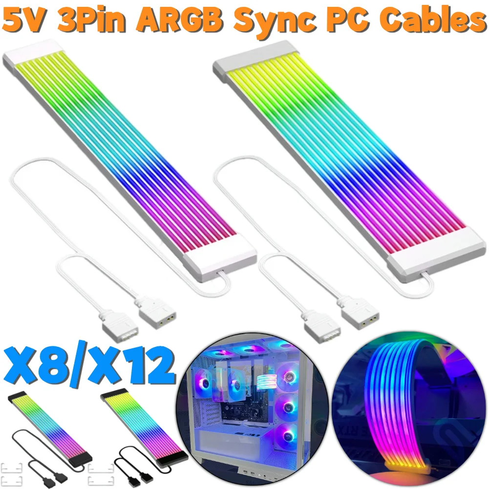 5V 3Pin Pc Rgb Gpu …