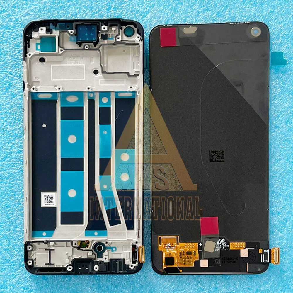 Original For Oppo A78 4G CPH2565 LCD A78 5G CPH2483 Display Screen Touch Panel Digitizer For Oppo A78 5G LCD CPH2495 LCD Frame