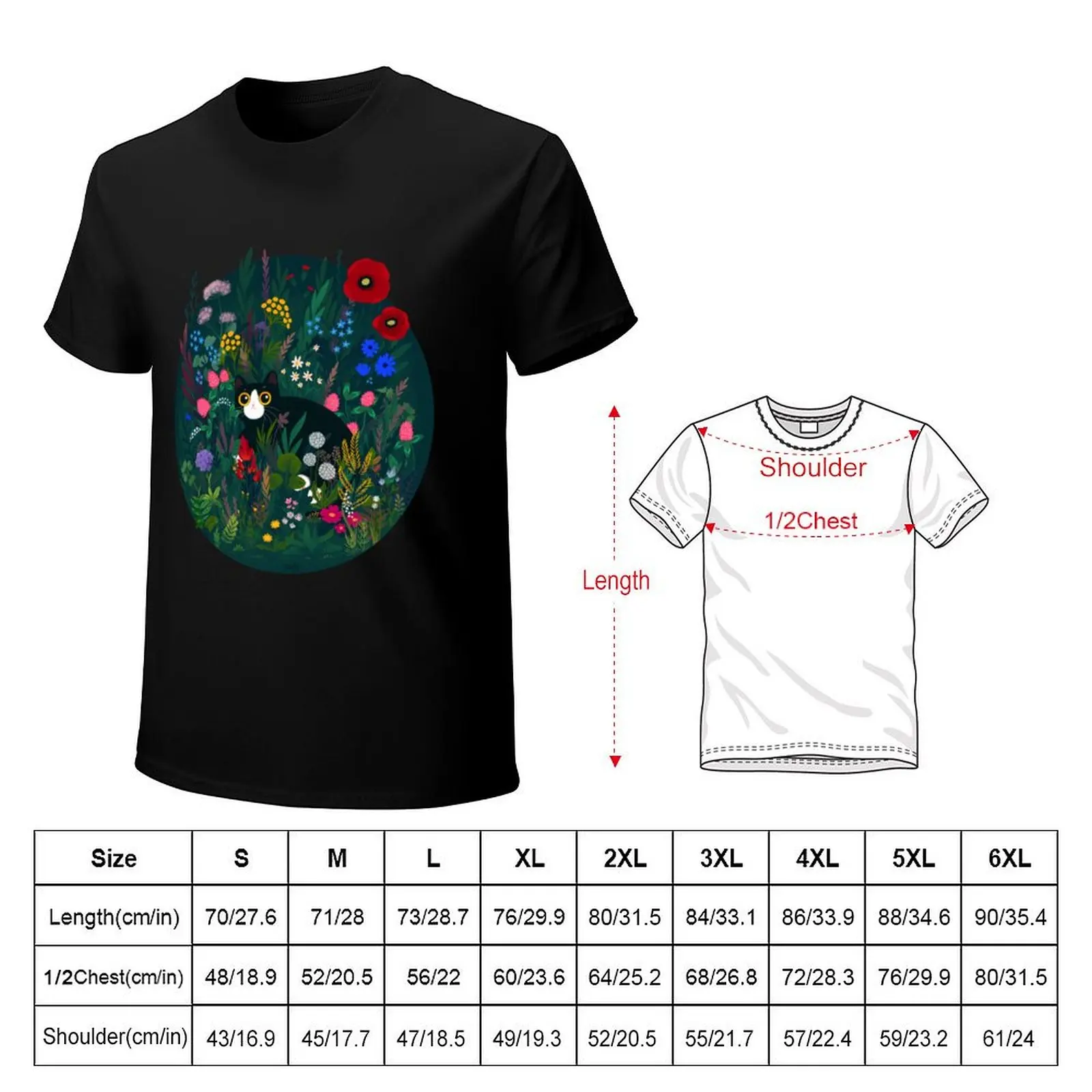 Among wildflowers T-Shirt All Match Basic Short Sleeve Top