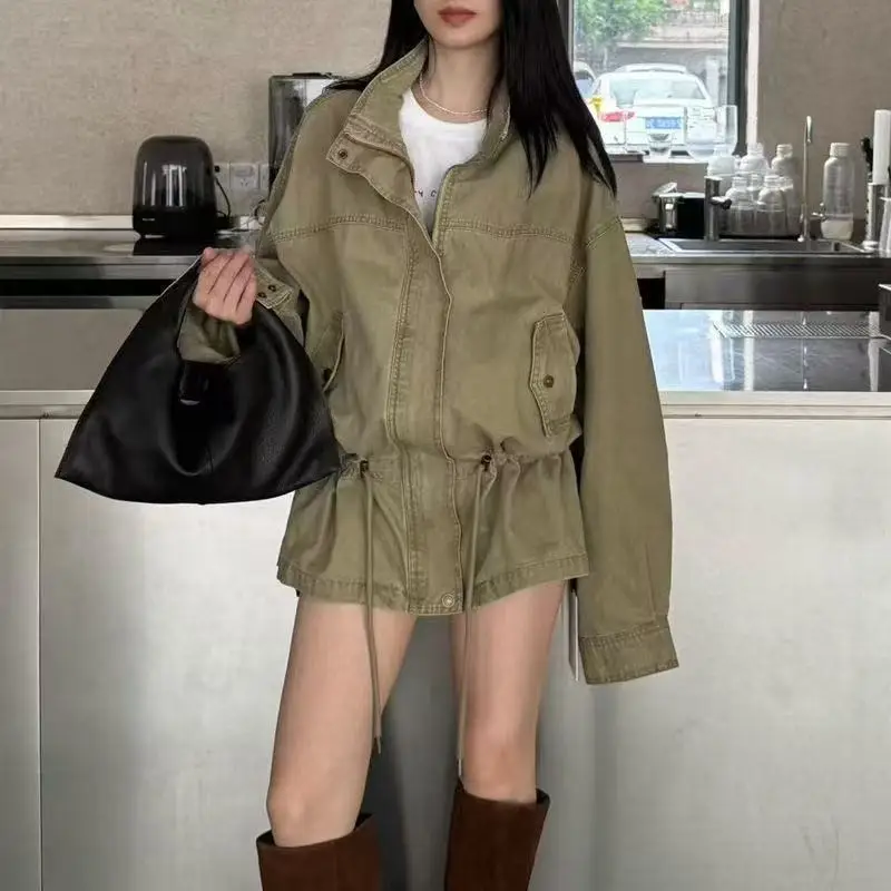 Personalized Spicy Girl, Fashionable Workwear, Denim Jacket, Women's Spring And Autumn New Products, Loose And Stylish Top