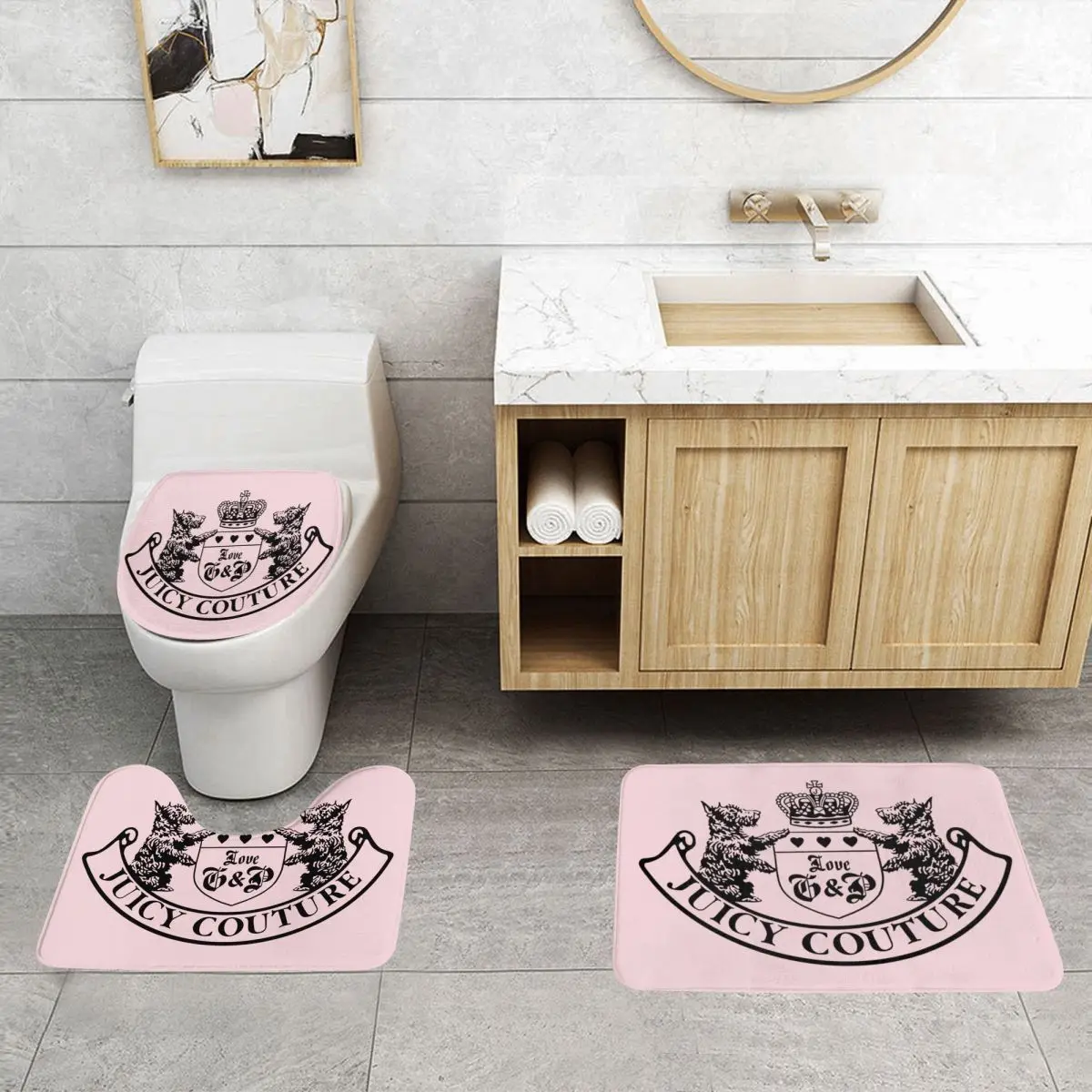 Juicy Couture 1 Toilet mats Bathroom mats Rug Carpet Kilim Chair Mat