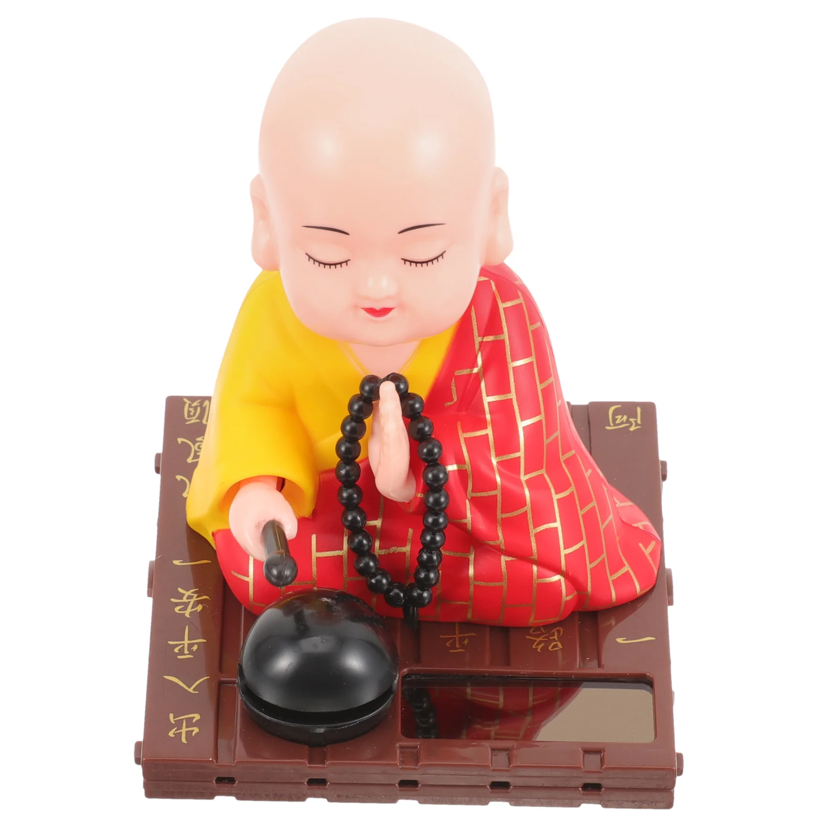 

Sensory Tumbling Toy Ornaments Car Little Monk Figurine Bobblehead Figure Dashboard