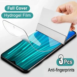3Pcs Hydrogel Film For Infinix Smart 8 Hot 40i Hot 40 Pro Zero 30 GT 10 Pro Hot 30 Note 30 VIP Note 30 Pro Play Screen Protector