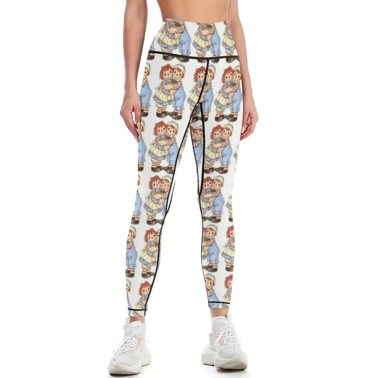 

Classic Dolls Raggedy Ann and Andy Leggings gym's sportswear fitness set gym sports for gym Clothing fitness Womens Leggings