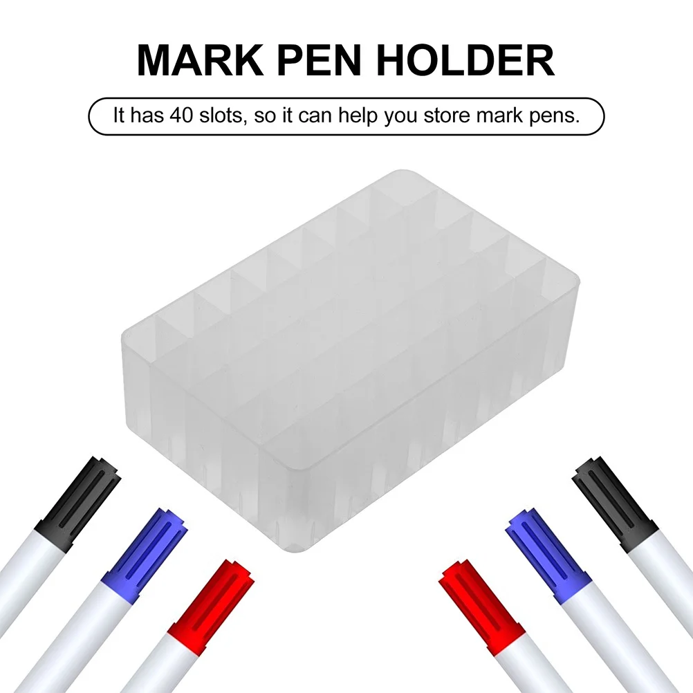 3 قطعة منظم قرطاسية حامل قلم قسط PP متعدد الوظائف مكتب ماركر تخزين حامل فرز محمول لطلاب المدارس