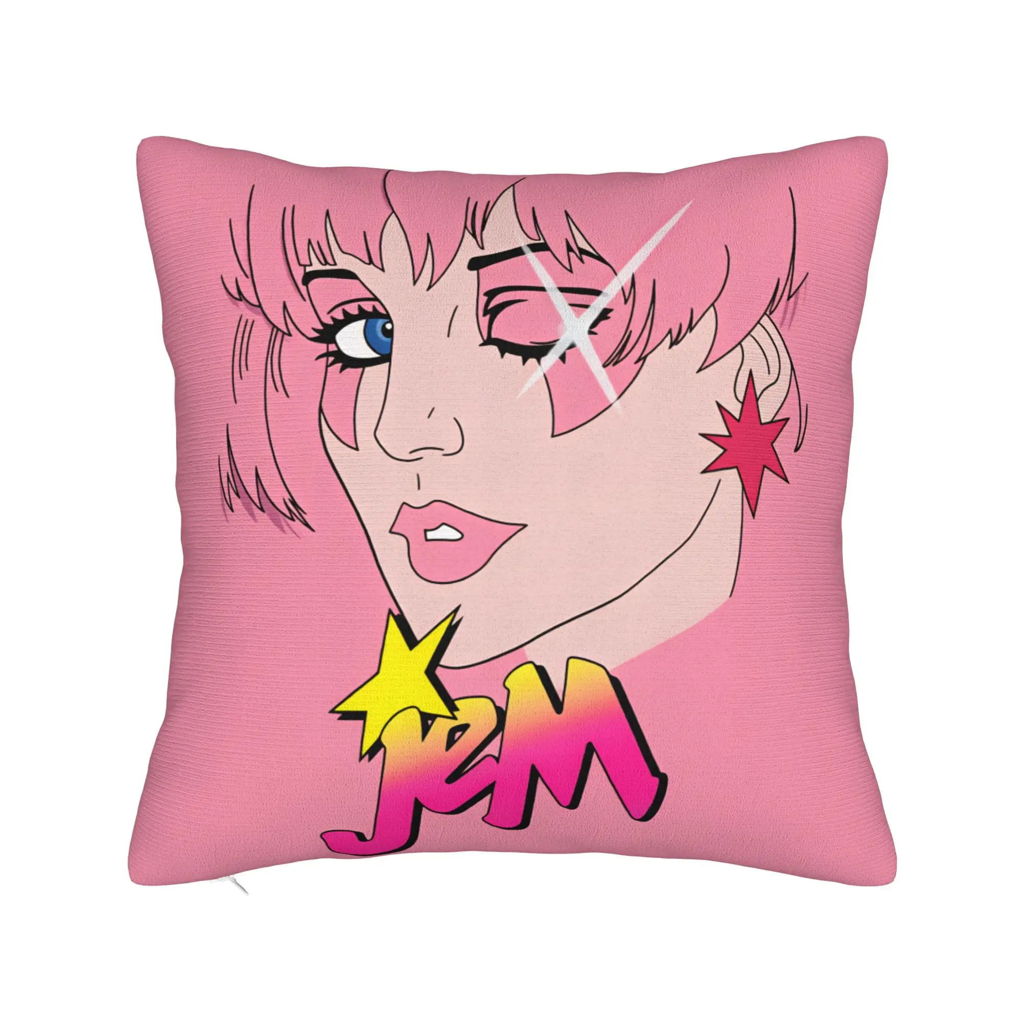 Jem And The Holograms Movie Pillow Cover  Comfy Cushion Cover Fashion Pillow Case For Sofa Car Home Decor