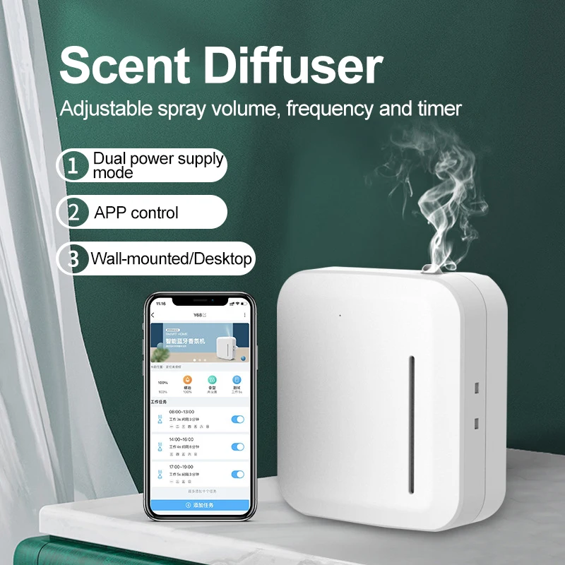Intelligente Aroma Duft Maschine Öl diffus Ätherisches Öl Aroma Diffuser 150ml Timer APP Control für Home Hotel Büro