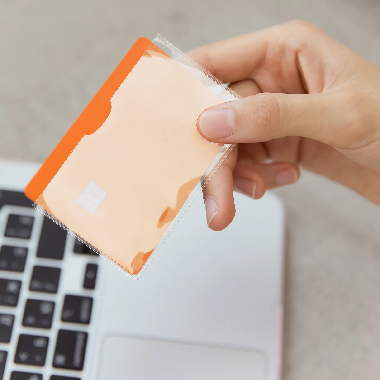 

20Pcs Card Protector Sleeves Transparent Clear Plastic Social Security Credit Medical Id Card Holders Flexible Clear