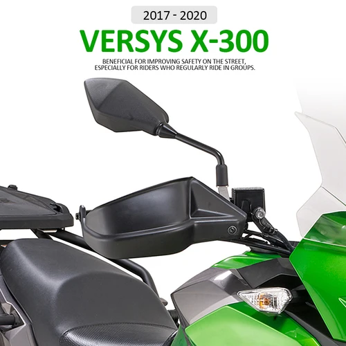 Imagen 2 del producto Accesorios para motocicleta Versys-X300 guardamanos protector de mano cubierta protectora de pantalla para Kawasaki Versys-X 300 Versys X 300 2017-2024