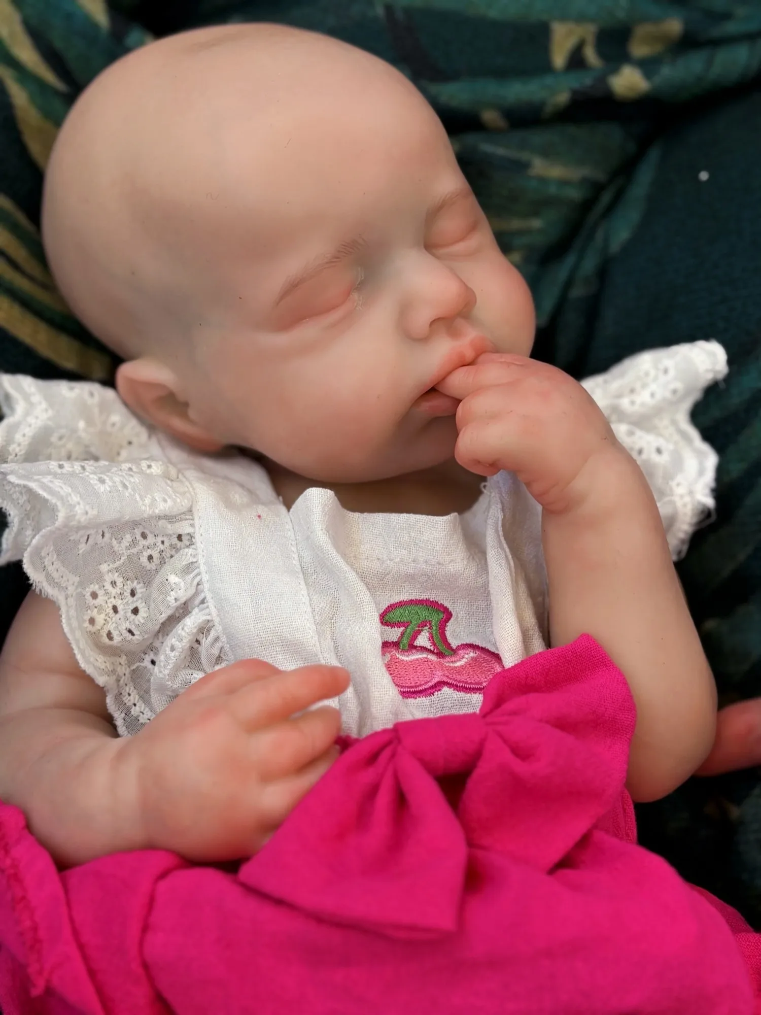 18 pollici Bocca aperta Ragazza in silicone Loulou Bebe Reborn Bambole Reborn in silicone pieno solido dipinto Baby Doll Toy Corpo De Silicone
