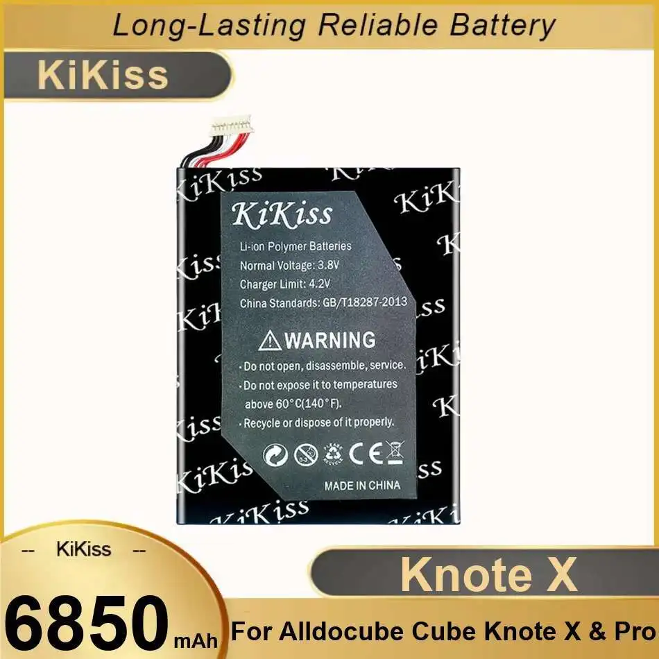 

High Capacity Tablet Battery 6850Mah For Alldocube Cube Knote X & Pro PC