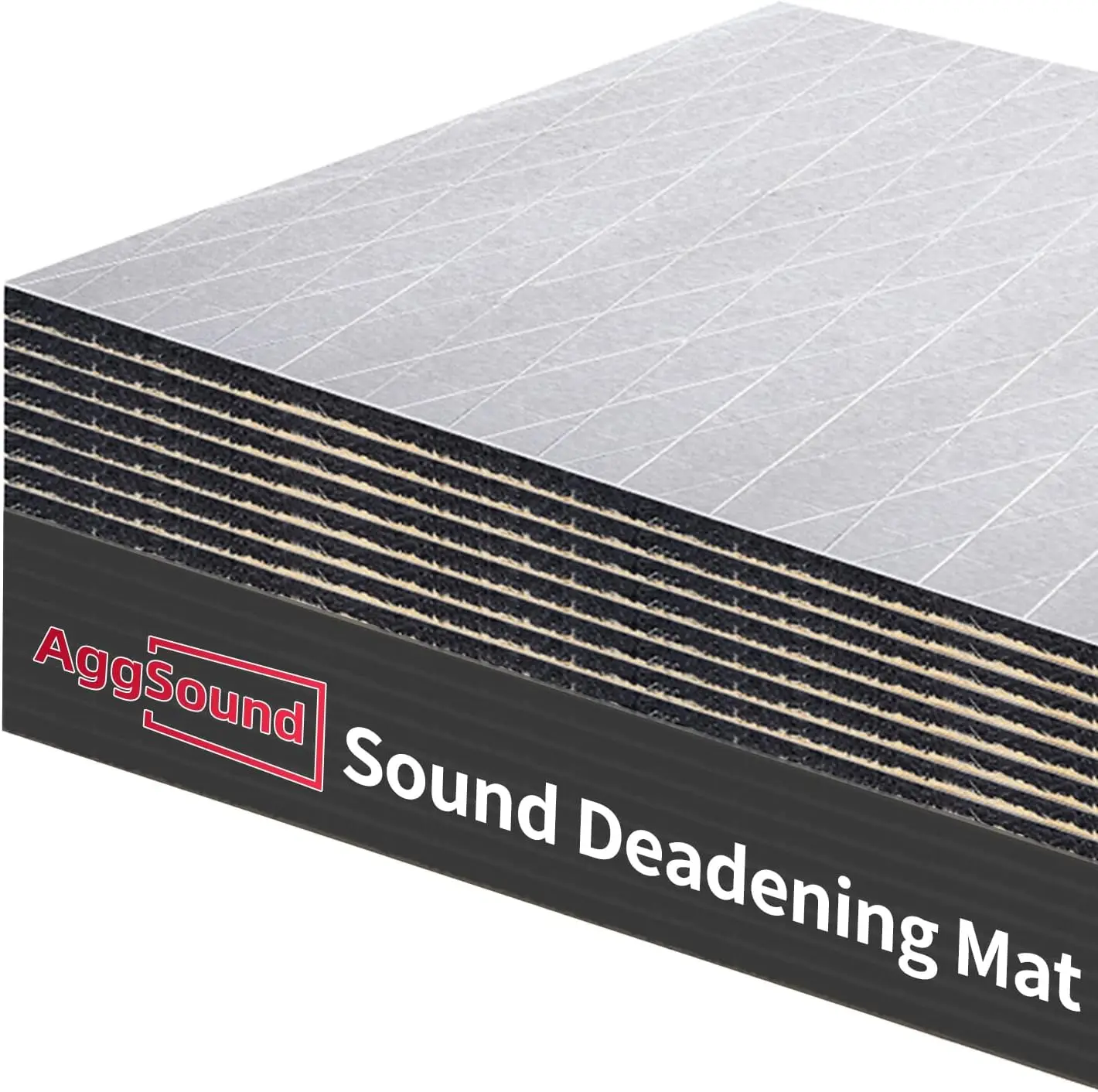 

10mm Sound Deadening Mat for Cars - Noise Insulation & Vibration Dampening Foam for Auto Audio, Doors, Roof