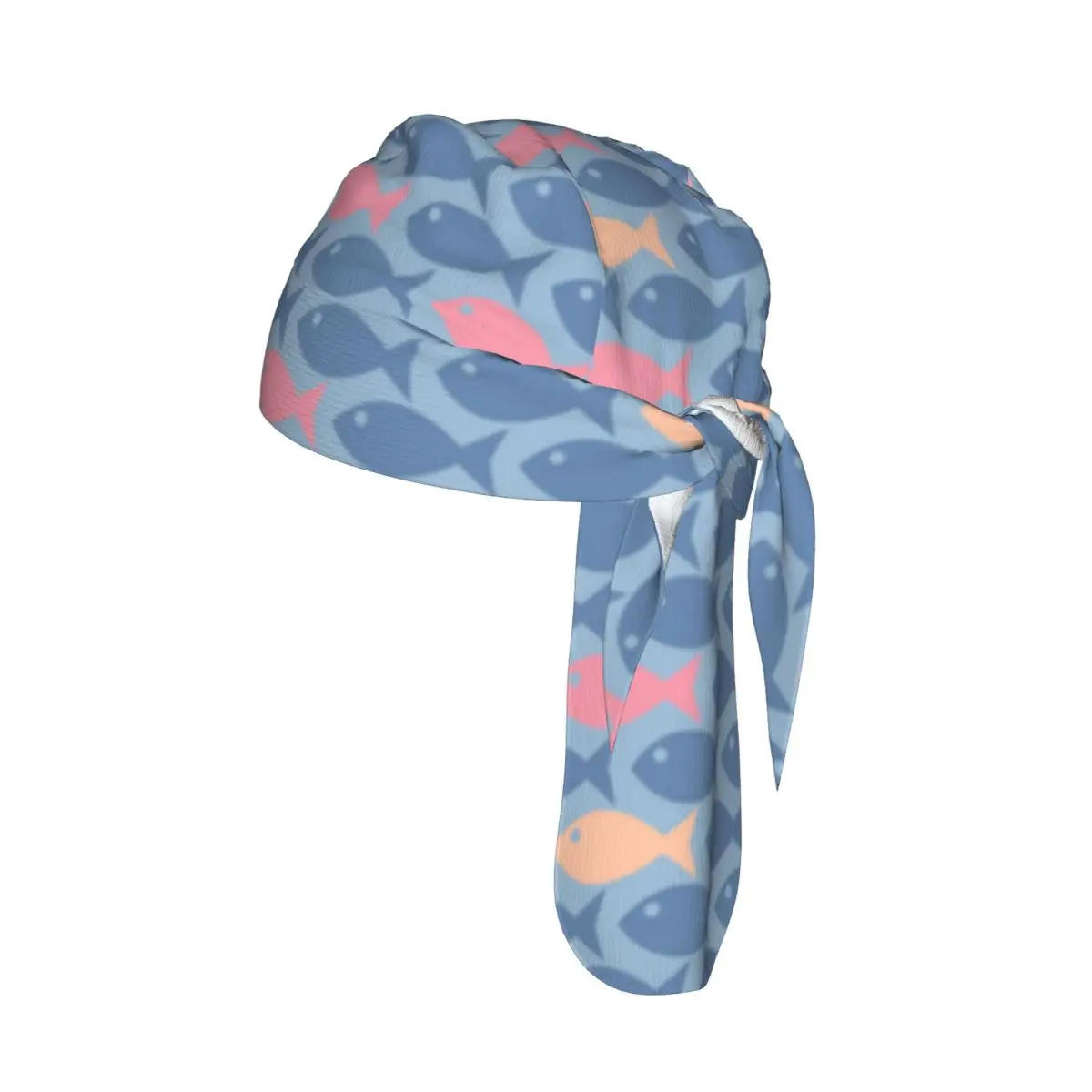 

Bicycle Headband Cap Fish Cute Pattern Cycling Headscarf Quick-dry Sun-Protective Hat Head Scarf