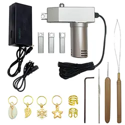 Upgrade New Generation Instant Electric Dreadlocks Machine Set with Three Size Head and Thick Needles