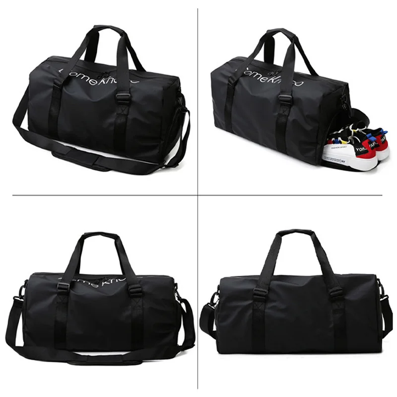 Short distance portable travel bag with dry and wet separation large capacity single shoulder bag sports and fitness bag